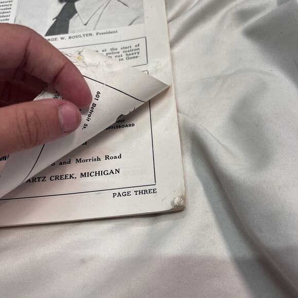 1959 Genesee County MI TCPA Police Constable Guide w/ Map Ads Flint Michigan - Picture 6 of 9